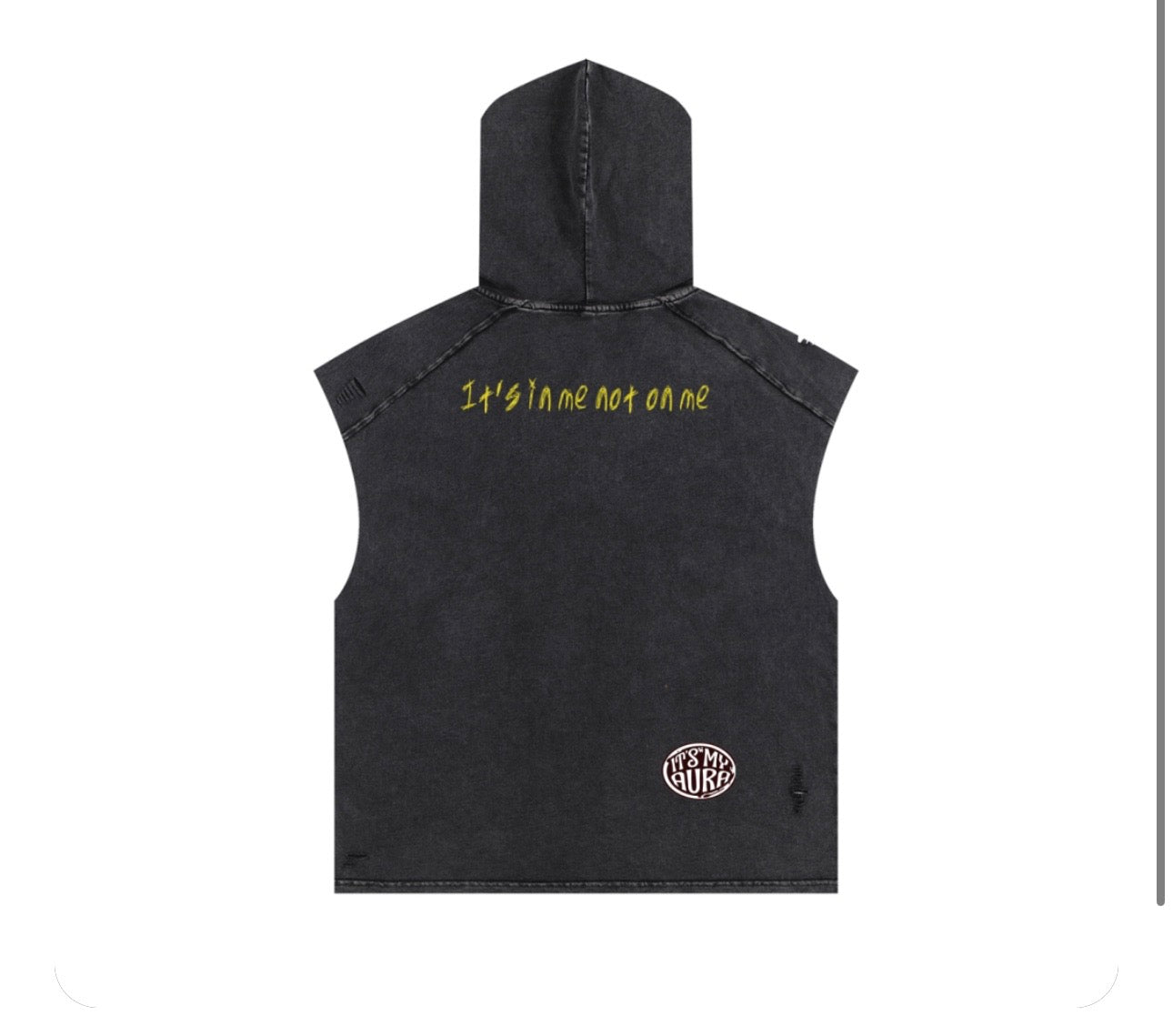 Aura Washed Hooded Tank Top