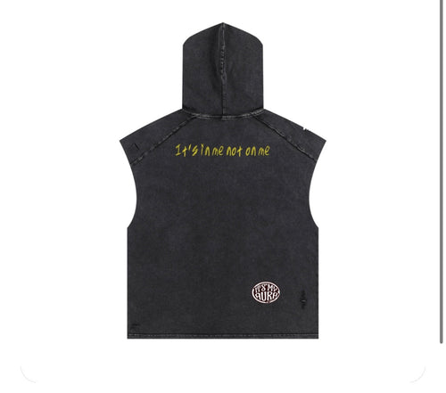 Aura Washed Hooded Tank Top