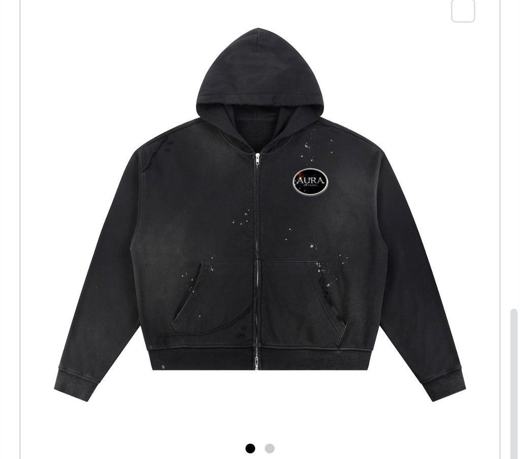 Sun fade Zip Hoodie