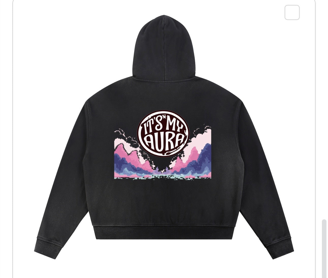 Sun fade Zip Hoodie