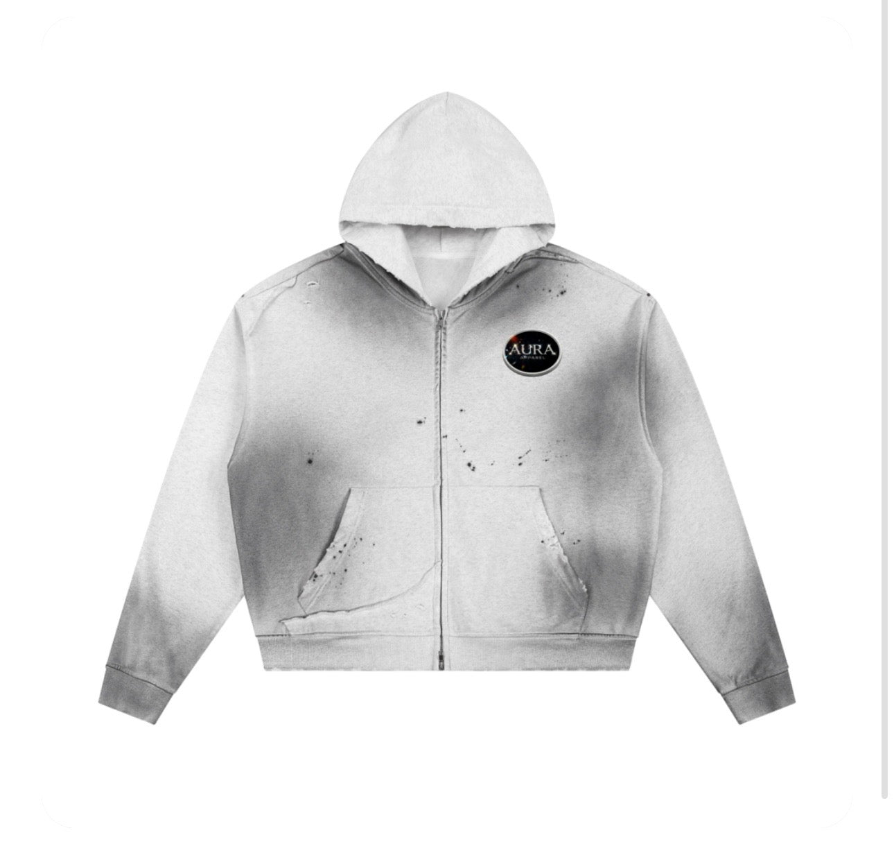Sun fade Zip Hoodie