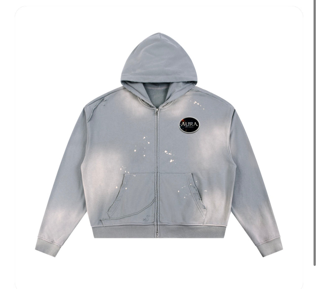 Sun fade Zip Hoodie