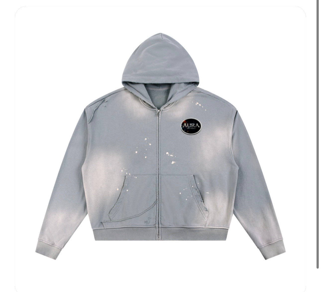 Sun fade Zip Hoodie