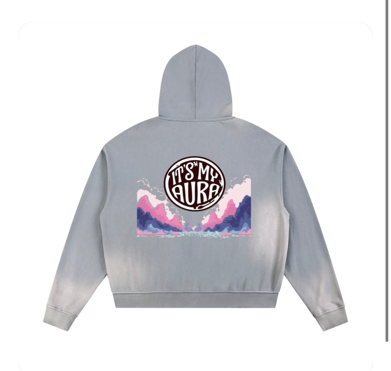 Sun fade Zip Hoodie